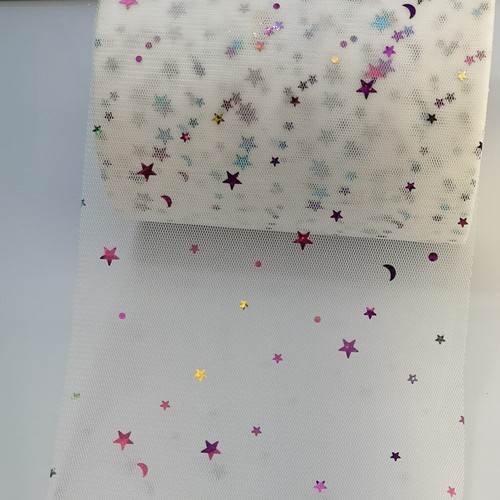 Tulle morbido con - , paillettes