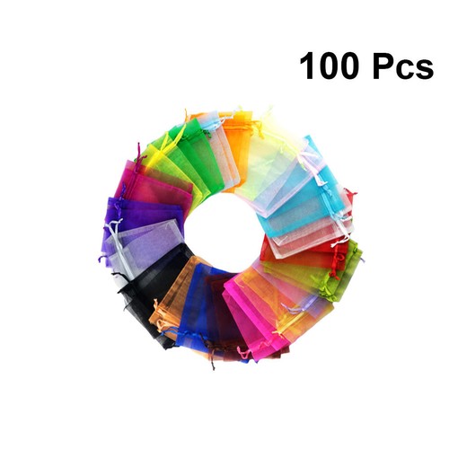 100 pcs borse con - con, coulisse
